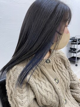 ファンスバイケー 志木(Fans by K) インナーカラー【ブルー】