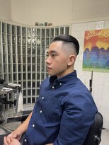 メリケンバーバーショップ フクオカ(MERICAN BARBERSHOP FUK)&nbsp;オールバックスタイル