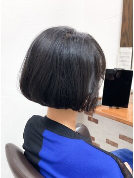 美容室 カノン(Kanon) くせ毛を活かしたボブスタイル