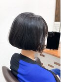 くせ毛を活かしたボブスタイル