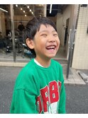 マッシュウルフボブ　女の子　ショート