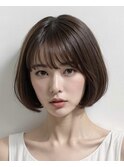 髪質改善×韓国風顔まわりボブ