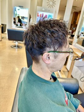 リシェールグリーン 越谷花田店(RICHAIR GREEN) マッシュパーマ/ウルフ/アッシュブラック/カルマパーマ