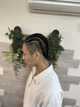 ロカット サロン(Roquat Salon) メンズコーンロウ【立川/袴/ヘアメイク/袴着付け/立川/袴】