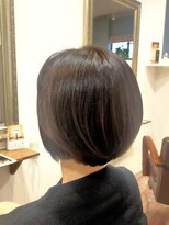 ヘアー グリーン(hair green)&nbsp;30代40代50代/ひし形ショートボブ/大人ショート/丸みボブ