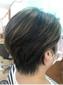 ショート　ブリーチ無しハイライト