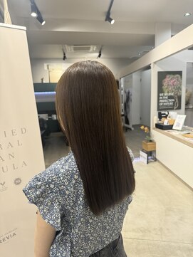 プレビア 上尾店(PREVIA) 髪質改善カラー☆スモーキーブラウン