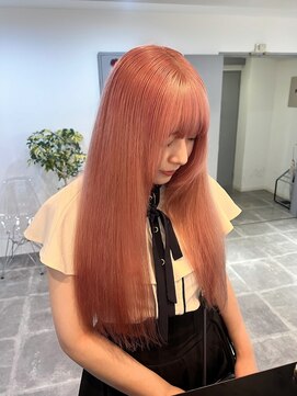 ペレ 栄店(PELE) 前髪/アンブレラカラー/こなれミディ/イメチェン/ウェーブパーマ