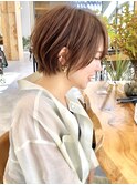くすみカラー ミントアッシュ 韓国マッシュ オリーブグレージュ