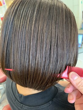 ロマンヤカタ ファース(ROMAN YAKATA fars) 髪質改善 ウルトワトリートメント 美髪艶髪ボブ@田代1/19