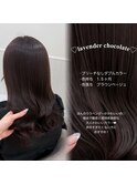 ＊ブリーチなしラベンダーチョコレート＊rina