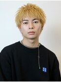 ハイトーンダウンバングショート