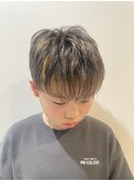 ツーブロマッシュハイライト