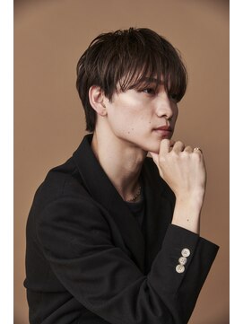 ロンドオム 池袋(Lond Homme) men's/メンズ/ブルーブラック/フェザーパーマ/サーフカール/池袋