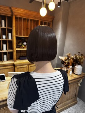 ナード(nerd) ミニボブ/岡山髪質改善/髪質改善岡山/髪質改善30代/髪質改善40代