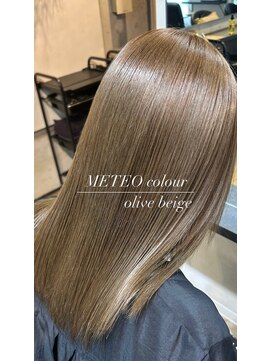オリーブフォーヘアー(olive For hair) 艶髪オリーブベージュ×髪質改善METEOカラー