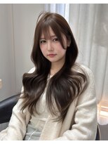 ボタン テンジン(VOTAN tenjin) 【杉本大地】韓国ヘア/レイヤーカット/くびれ巻き/ブラウン