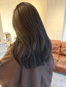 SOGAME 赤み消しカラー/髪質改善/レイヤーカット/オリーブカラー