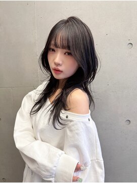 アリスバイアフロート 自由が丘(ALICe by AFLOAT) ハッシュレイヤーカット/シースルーバング／顔周りレイヤー