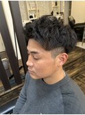 セット簡単ショートスタイル【別府駅徒歩10分】【メンズ美容室】