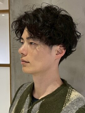 アカラ(acala) 無造作ランダムミックスパーマ【20代30代40代/メンズパーマ】