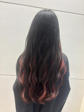 タヤ イオンモール津田沼店(TAYA) チェリーレッドインナーカラー