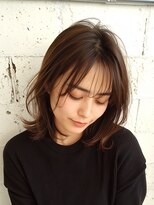 ジェスター 烏丸御池店(JESTER)&nbsp;ミディアム/レイヤー/レイヤーカット/顔周り/ブラウン