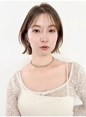 ☆切りっぱなしボブ　韓国風ミディアムレイヤー☆イメチェン
