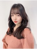 デジタルパーマヨシンモリ　ミニウルフテラコッタくすみブルー