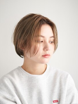 ジュール 新宿三丁目(Joule) マロンベージュ/Aラインボブ/かきあげ/ハイライト[新宿駅]