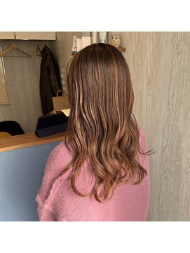 ガレット(galette) バレイヤージュカラー