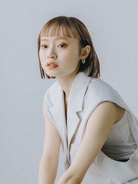 サンクス 品川港南(THK.) 【THK品川港南】オン眉 × ぱつっとボブ