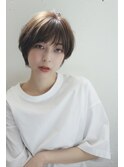 20代30代40代50代 小顔ひし形マッシュショート　【LU-CA恵比寿】