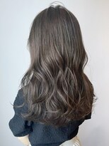 アイティーバイアルバム 藤沢店(IT by ALBUM)&nbsp;オリーブベージュロング_グレージュカラーボブウルフ_ba402881