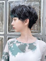 アルバム 池袋(ALBUM)&nbsp;クールショート_チェリーブラウンフェミニンロング_ba398441