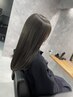 カット＋縮毛矯正（ストレートパーマ）＋超音波トリートメント ￥18900