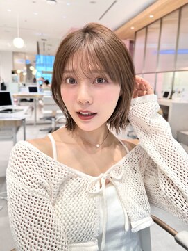 トイロ 中目黒(Toiro) 【大輝】20代30代40代◎切りっぱなしボブ×インナーカラー