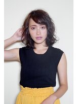 クシュ 所沢東口店(kusyu...) シルキーベージュ/斜めバング/グレージュカラー/デザインカラー