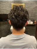 ツーブロックパーマスタイル
