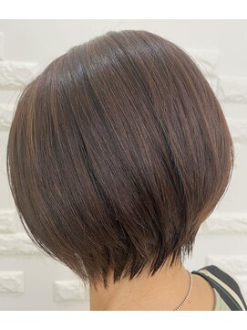 エス ハート オブ ヘアー 名東店(Heart of HAIR) 【ES佐藤】AutumnStyle大人ショートボブ