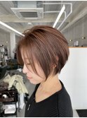 スタイリング簡単ショート