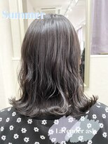 カラークチュール(Color Couture)&nbsp;外ハネボブ/セクションカラー/ベージュ/グラデーションカラー