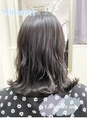 外ハネボブ/セクションカラー/ベージュ/グラデーションカラー