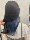 ブルーカラー/インナーカラー/寒色系カラー