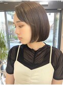 伸ばしかけボブ　ぱつっとボブ　ミニボブ　草加