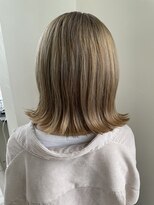 タブーアイ(TABOO.i)&nbsp;切りっぱなし×ブリーチカラー