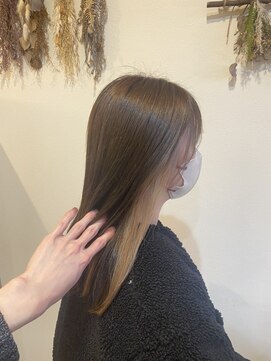 ルーストヘアー(Roost hair) インナーカラー『ナチュラルベージュ』