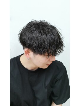 リレーションメンズヘアー(RELATION MEN'S HAIR) ツイストスパイラルパーマダークアッシュニュアンスパーマ
