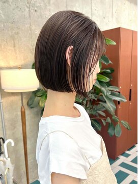 ノエ(noe) ミニボブ/オリーブグレージュ/20代30代mn-1