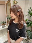 【YUCCA】大人可愛い/ロング/milk tea beige